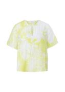 comma casual identity Bluse  lysebrun / lemon / lysegrå / hvid