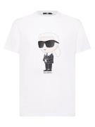 Karl Lagerfeld Bluser & t-shirts  beige / sort / hvid