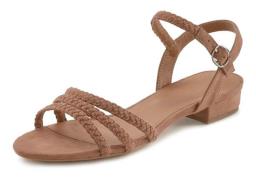LASCANA Sandaler med rem  brun