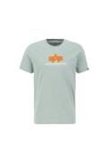 ALPHA INDUSTRIES Bluser & t-shirts  pastelgrøn / orange / hvid