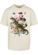 Mister Tee Bluser & t-shirts 'Tropical'  grøn / lyserød / merlot / hvid