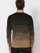 KOROSHI Pullover  lysebrun / sort