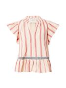 Summery Copenhagen Bluse 'Octavie'  beige / pink / sort