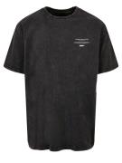 MJ Gonzales Bluser & t-shirts 'Higher Than Heaven V.2'  blå / mørkegrå / sort / hvid