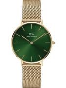 Daniel Wellington Analogt ur 'Petite Emerald G Green'  guld