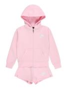 Nike Sportswear Joggingdragt  lys pink / hvid