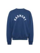 Harmony Paris Sweatshirt  navy / lyseblå / hvid
