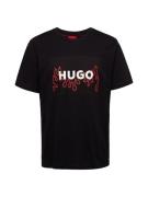 HUGO Bluser & t-shirts 'Dulive'  rød / sort / hvid