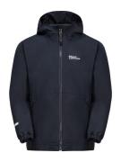 JACK WOLFSKIN Udendørsjakke 'Iceland'  marin / hvid