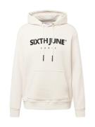 Sixth June Sweatshirt 'ESSENTIELS'  taupe / sort
