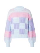florence by mills exclusive for ABOUT YOU Pullover 'Frolic'  pastelblå / lilla / lyselilla / hvid