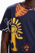 Desigual Bluser & t-shirts  navy / gul / rød / hvid