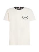 TOMMY HILFIGER Bluser & t-shirts 'Laurel'  beige / mørkeblå / rød / sort