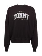Tommy Jeans Sweatshirt  pastelgul / sort / hvid