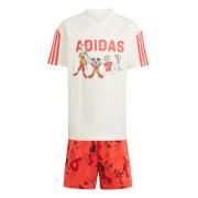 ADIDAS SPORTSWEAR Træningsdragt 'Adidas x Disney Mickey Mouse'  sennep / rød / sort / hvid