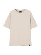 Pull&Bear Bluser & t-shirts  ecru / sort