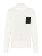 heine Pullover  sort / hvid