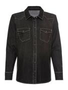 heine Bluse  black denim