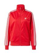 ADIDAS ORIGINALS Sweatjakke 'Adicolor Classics Firebird'  rød / hvid