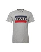 LEVI'S ® Bluser & t-shirts 'Sportswear Logo Graphic'  blå / grå-meleret / rød