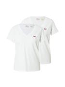 LEVI'S ® Shirts '2Pack Vneck Tee'  rød / hvid