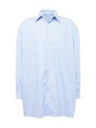 TOPMAN Skjorte  lyseblå / hvid