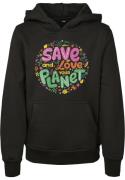 Mister Tee Sweatshirt 'Save And Love'  gul / grøn / orange / pink / sort