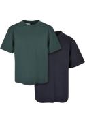 Urban Classics Shirts  navy / mørkegrøn