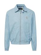 Polo Ralph Lauren Overgangsjakke 'BAYPORT'  blue denim / lysebrun / knaldrød / hvid