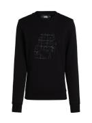 Karl Lagerfeld Sweatshirt  sort / hvid