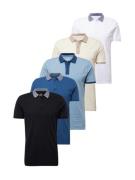 HOLLISTER Bluser & t-shirts 'WEBEX'  elfenben / safir / lyseblå / sort / hvid