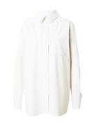 ABOUT YOU x Toni Garrn Bluse 'Eleni'  mørkebeige / offwhite