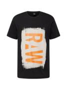 G-Star RAW Bluser & t-shirts  beige / orange / sort