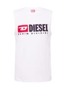 DIESEL Bluser & t-shirts  blodrød / sort / hvid