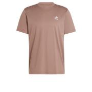ADIDAS ORIGINALS Bluser & t-shirts 'Trefoil Essentials'  lysebrun / hvid