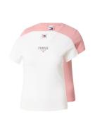 Tommy Jeans Shirts 'ESSENTIAL'  navy / rosé / rød / hvid
