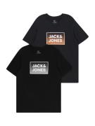 Jack & Jones Junior Shirts 'STEEL'  marin / koral / sort / hvid