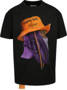 Forgotten Faces Bluser & t-shirts 'Head Gear'  lilla / orange / sort / hvid