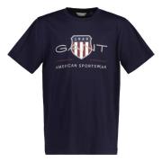 GANT Shirts  mørkeblå / grå / rød / hvid