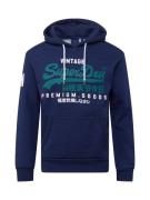 Superdry Sweatshirt  navy / petroleum / hvid