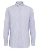 Boggi Milano Skjorte  lyseblå / hvid
