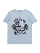 TOMMY HILFIGER Shirts 'GREETINGS FROM'  dueblå / rød / sort / hvid