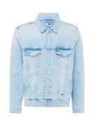 Tommy Jeans Plus Overgangsjakke 'RYAN'  blue denim / mørkeblå / rød / hvid