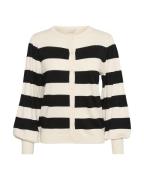 Kaffe Cardigan 'Lizza'  sort / hvid