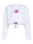 KARL LAGERFELD JEANS Sweatshirt  lilla / pink / hvid