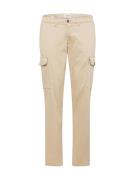 JACK & JONES Cargobukser 'OLLIE BOWIE'  mørkebeige / sort / offwhite