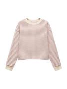MANGO Sweatshirt  lysebeige / rosé / hvid