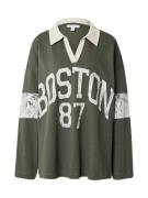 TOPSHOP Shirts 'Boston 87'  khaki / offwhite
