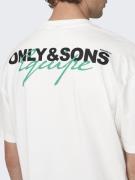 Only & Sons Bluser & t-shirts  grøn / sort / hvid