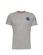 ALPHA INDUSTRIES Bluser & t-shirts 'Space Shuttle'  blå / gul / grå-meleret / sort / hvid